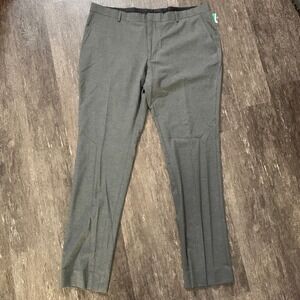 Nordstrom Trim Fit Dress Pants Men's 42 x 36 Gray Trousers New